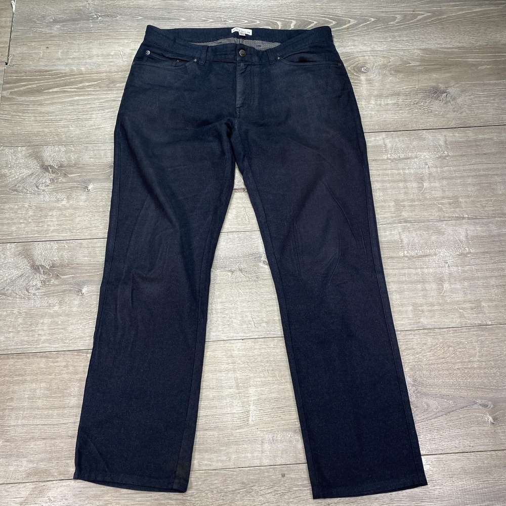 Peter Millar Men's Slim Straight Jeans - Deep Blue